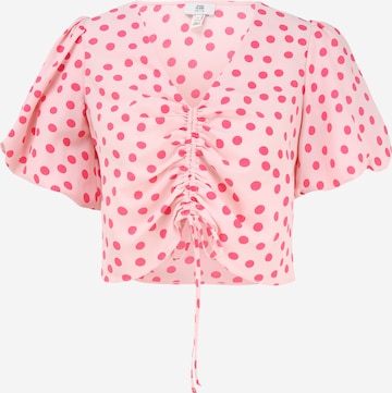 River Island Petite - Blusa em rosa: frente