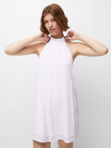 Robe d’été Pull&Bear en blanc : devant