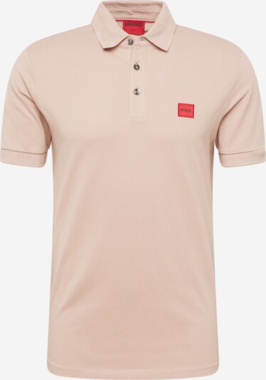 HUGO Poloshirt 'Dereso232' in champagner / rot / schwarz, Produktansicht