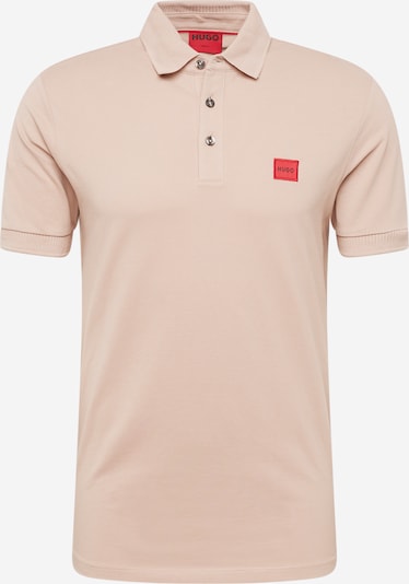 HUGO Koszulka 'Dereso232' w kolorze szampan / czerwony / czarnym, Podgląd produktu