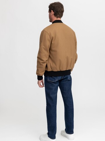 Bombers Winterjas 'TRACK MEN' in Beige