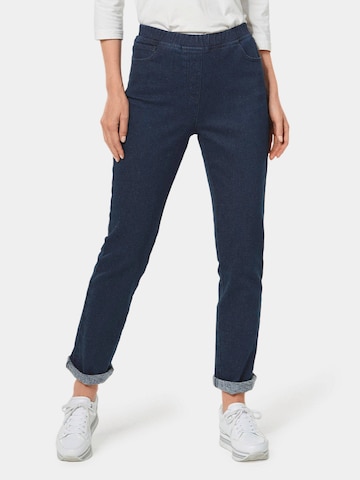 Goldner Slimfit Jeans in Blau: predná strana