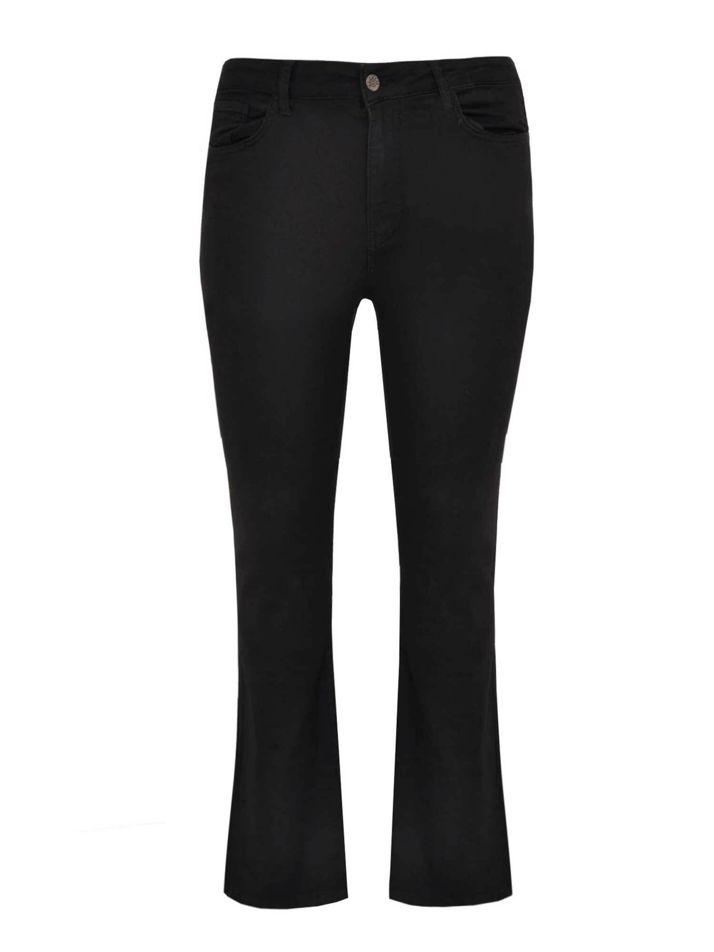 YOEK Bootcut Jeans in Schwarz: Vorderseite