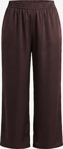 MIAMODA Wide Leg Hose in Braun: Vorderseite