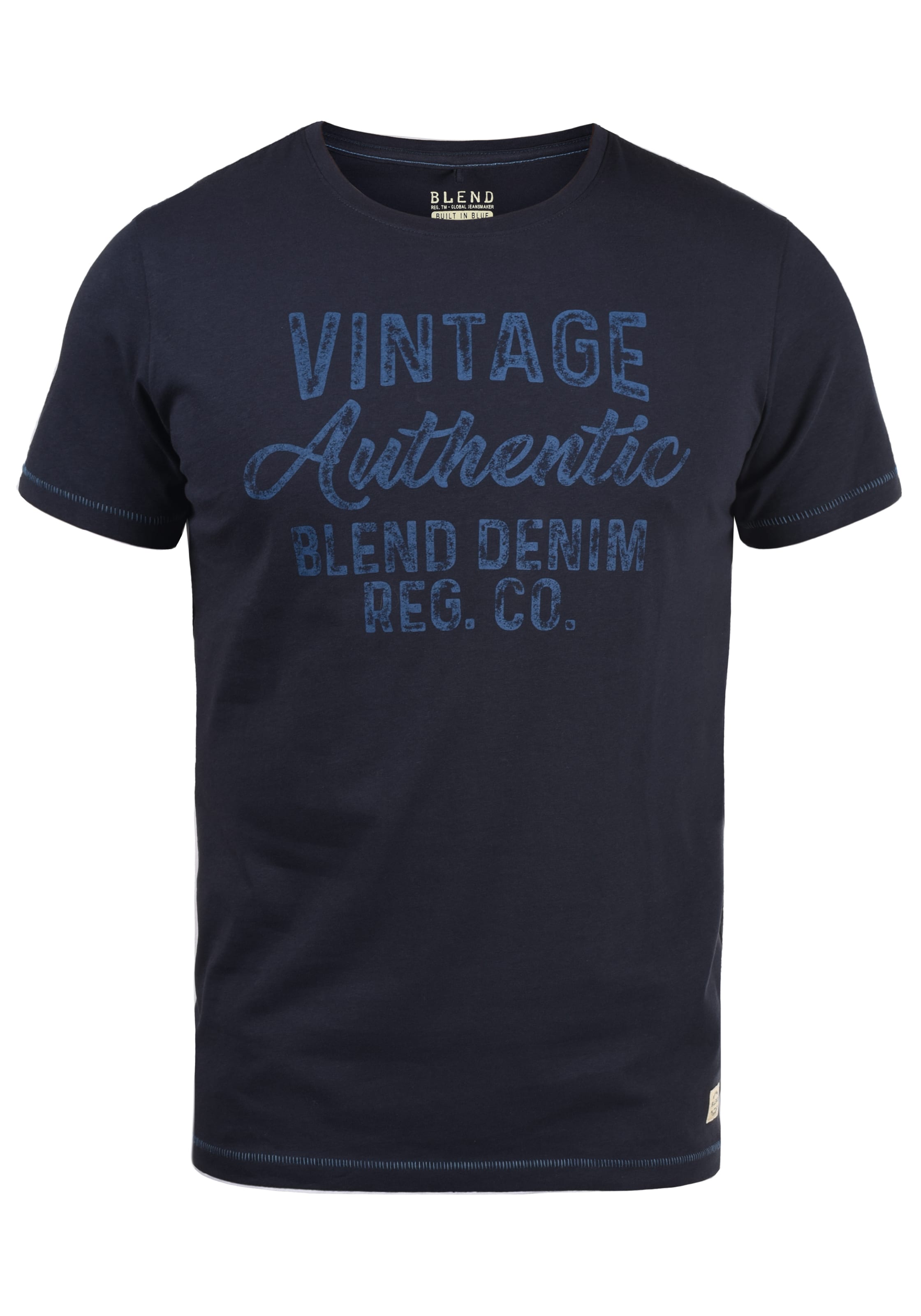 T-Shirt 'Florenz' BLEND en bleu : devant