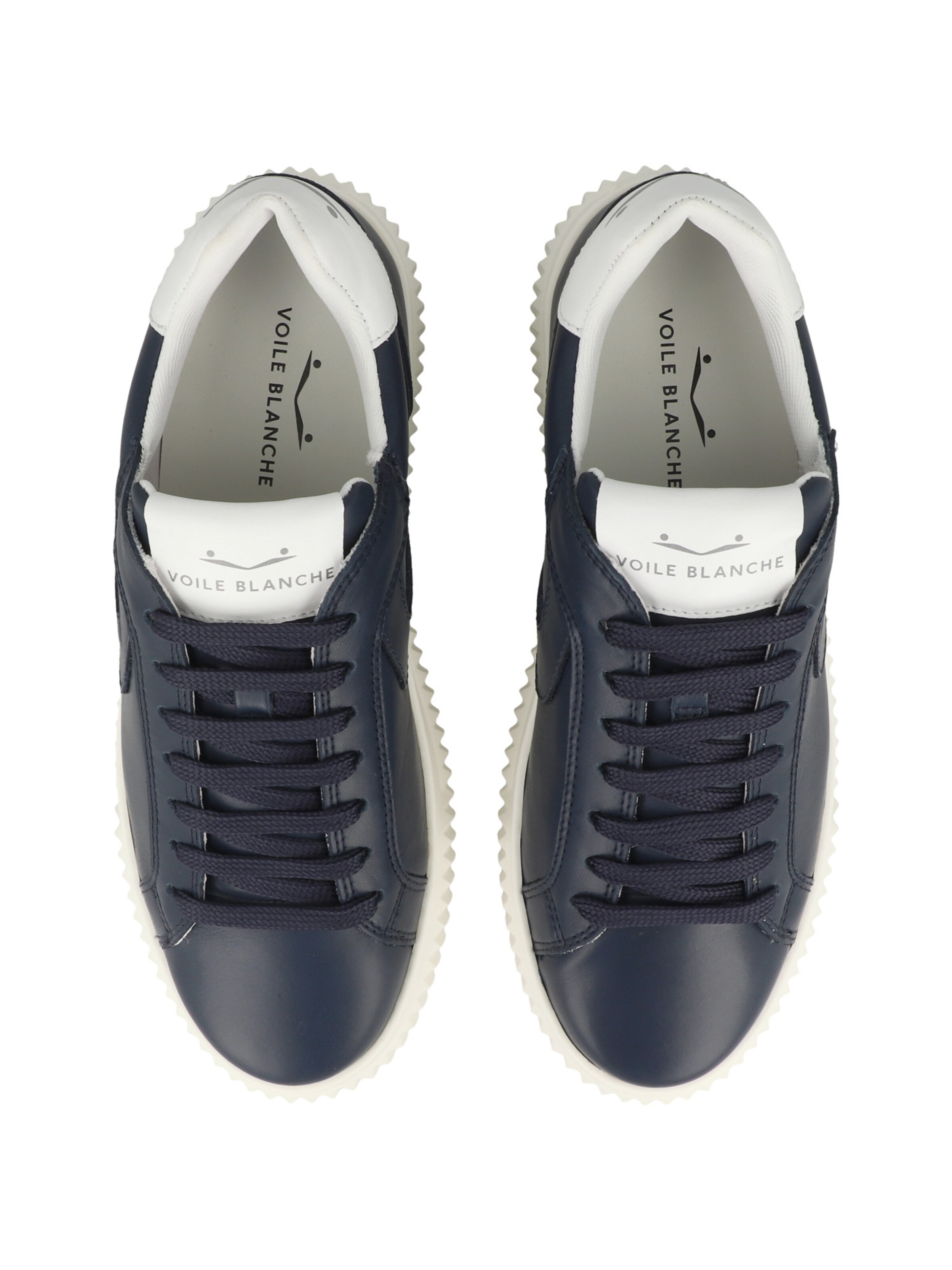 Voile blanche Platform trainers 'LIPARI' in Blue