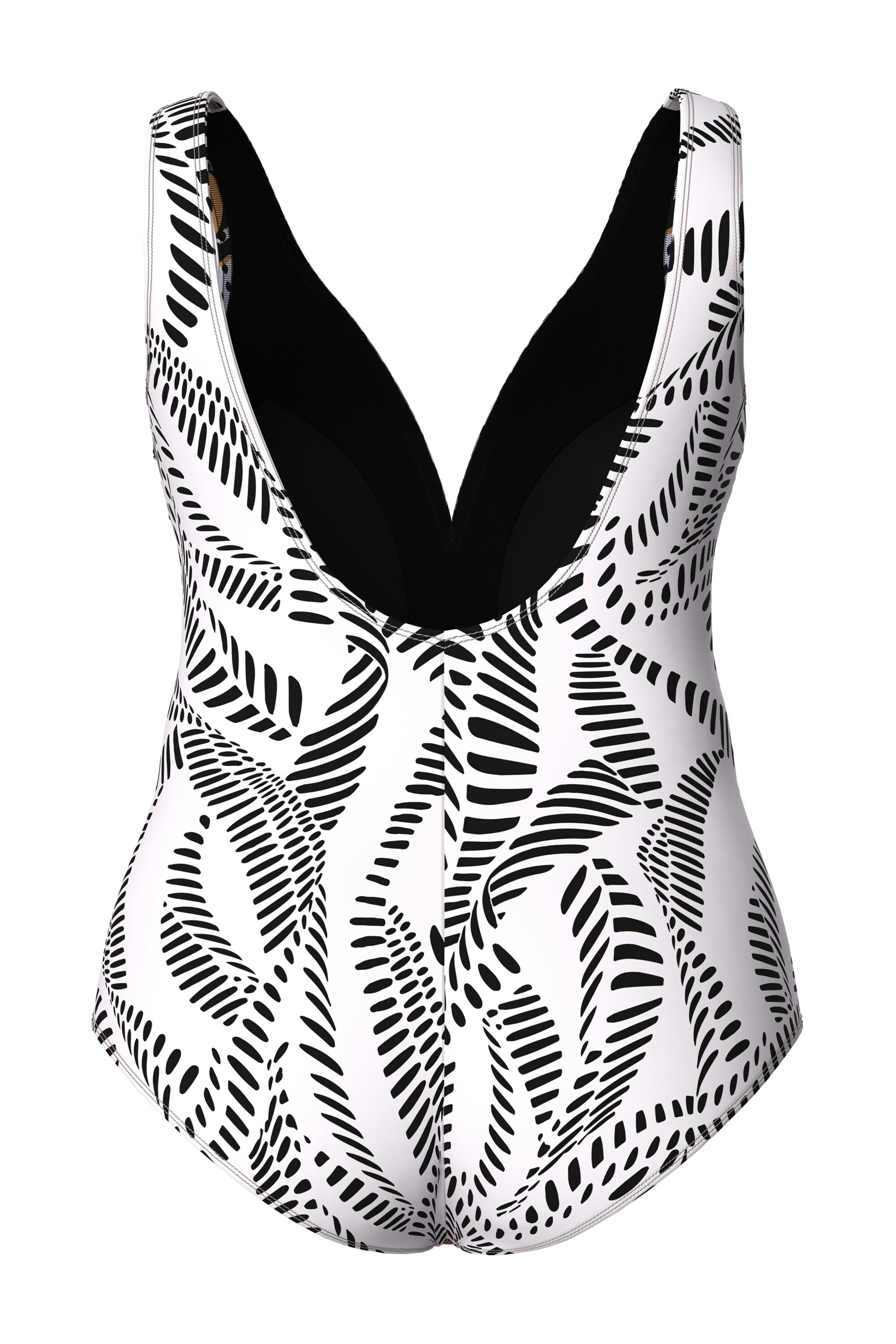 Bustier Maillot de bain Ulla Popken en noir