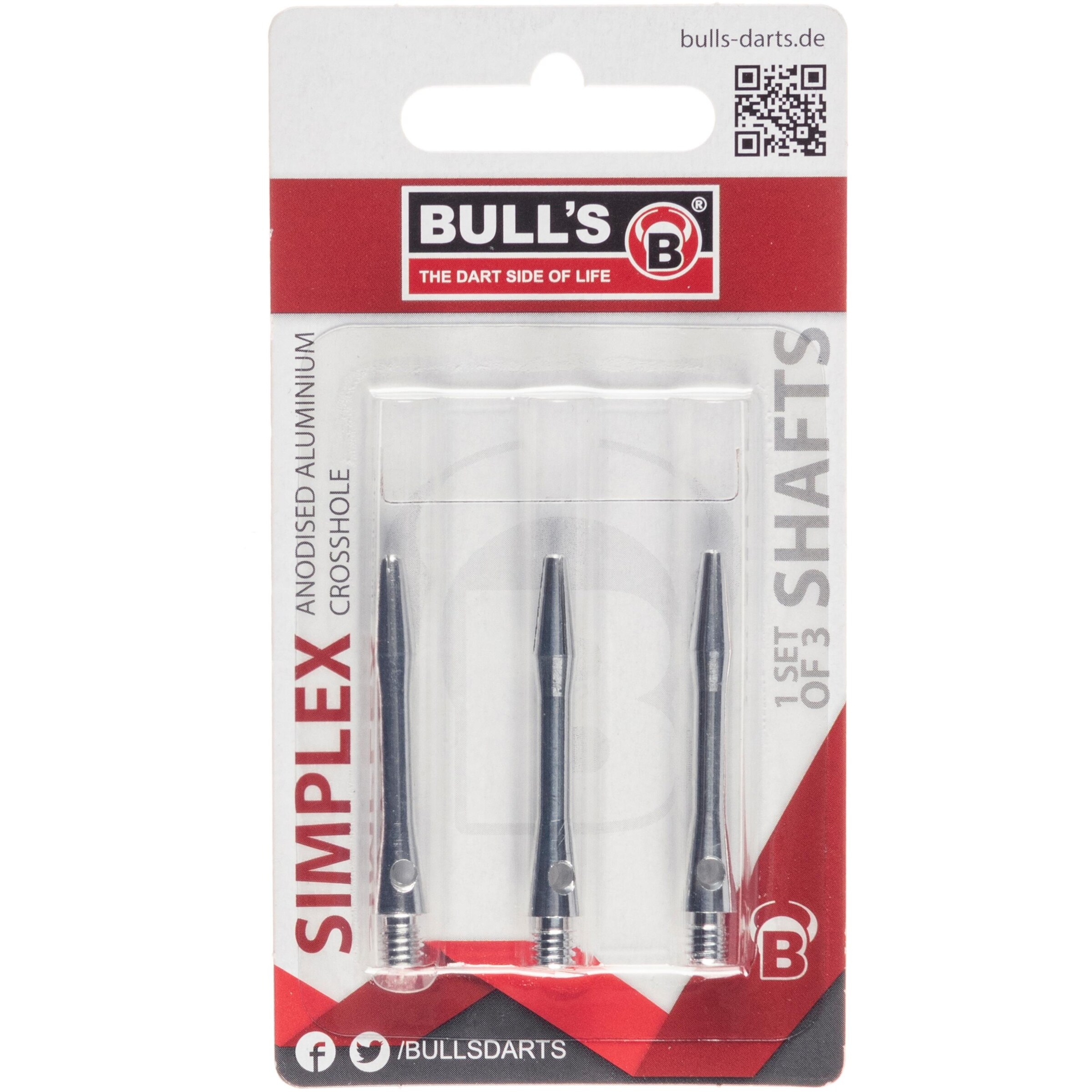 BULL'S Dartpfeil in Silber