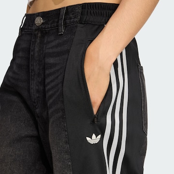 ADIDAS ORIGINALS Wide leg Jeans 'Firebird' in Zwart