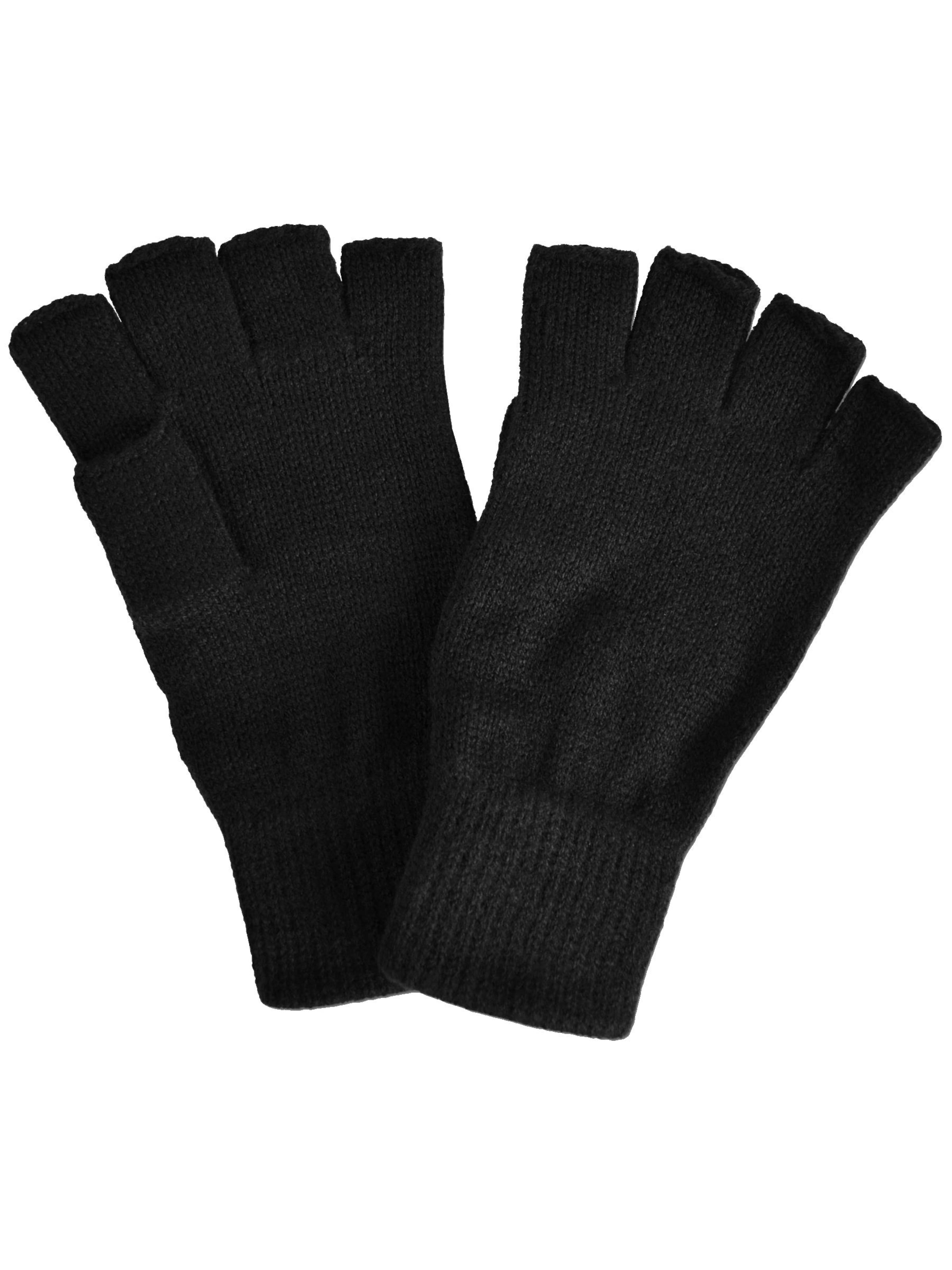 Gants normani en noir : devant