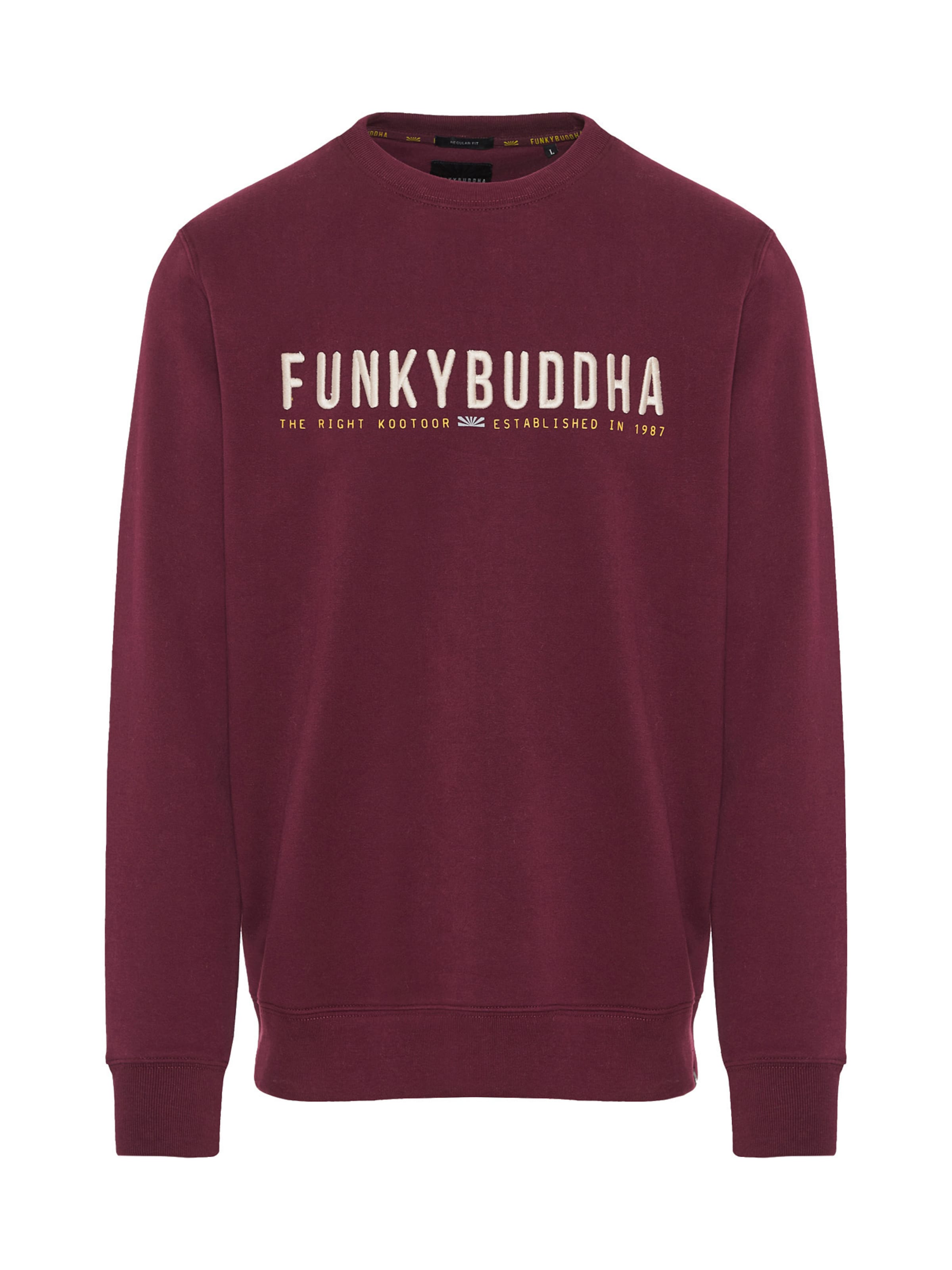 Felpa di Funky Buddha in rosso: frontale