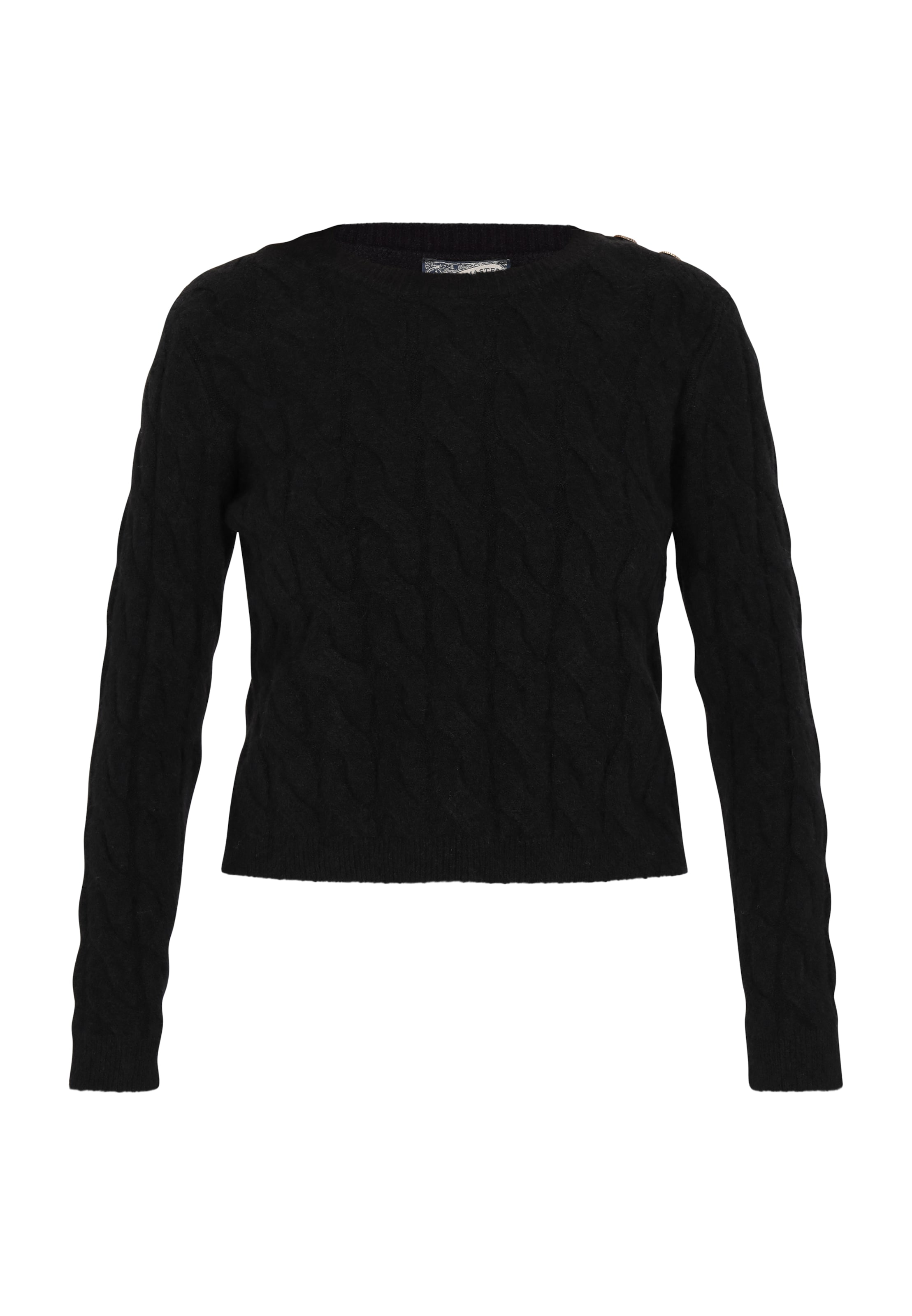 DreiMaster Vintage Πουλόβερ σε μαύρο: μπροστά