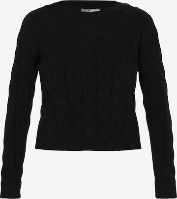 juoda DreiMaster Vintage Megztinis: priekis