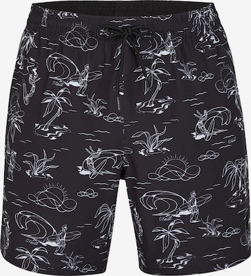 O'NEILL Swimming Trunks in Black: front