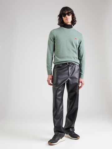 HUGO Sweater 'San Cassius' in Green