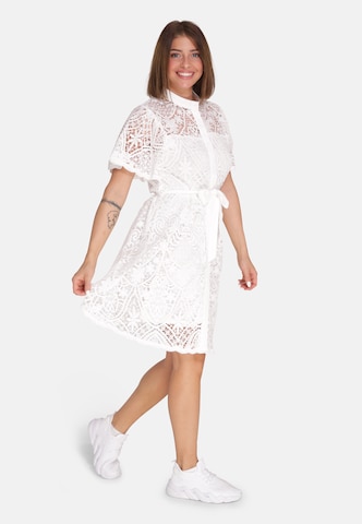 Elara Knit dress in White