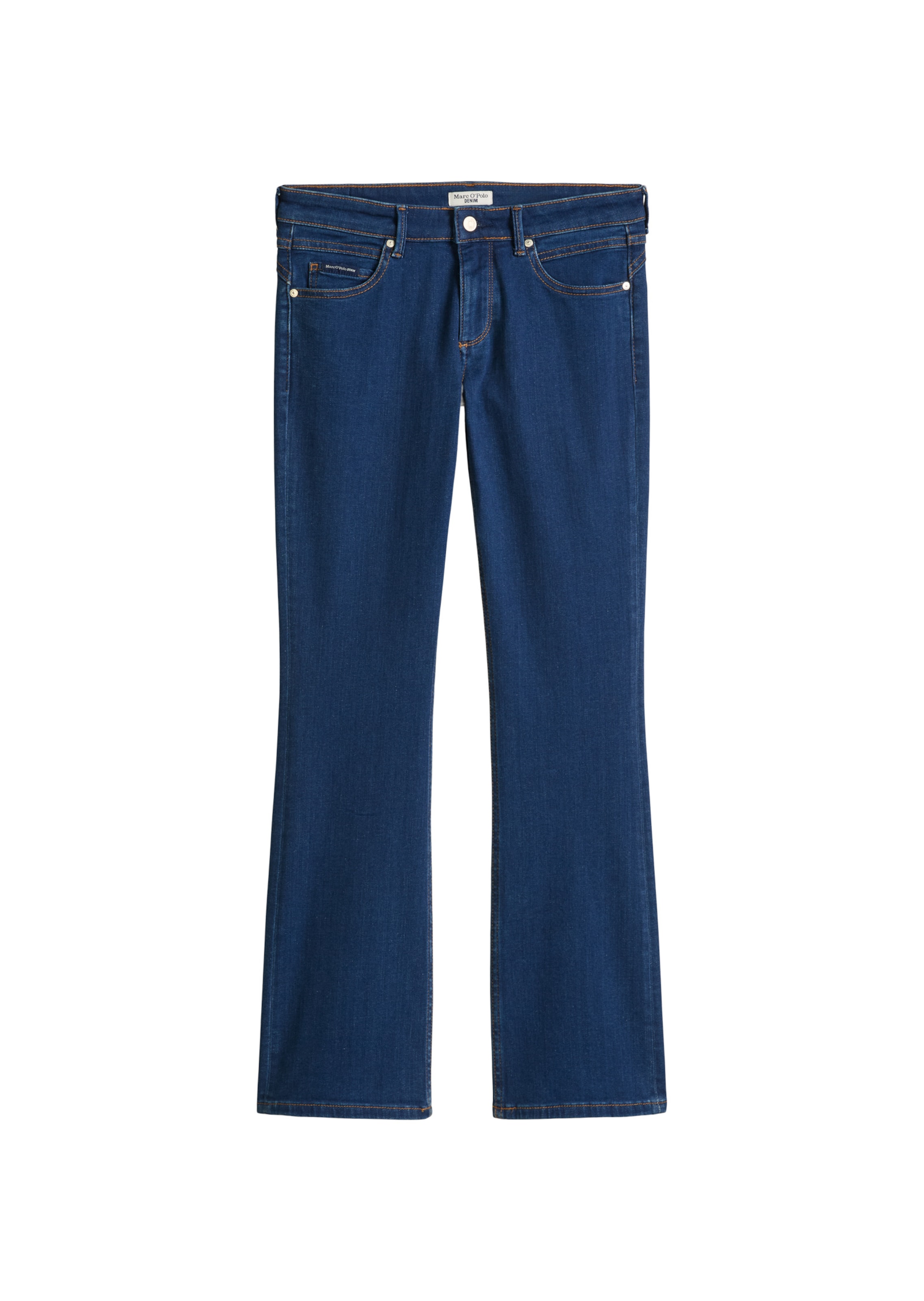 Marc O'Polo DENIM Bootcut Jeans 'Nella' in Blauw: voorkant