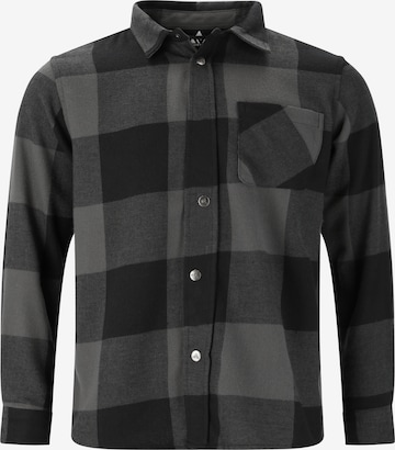 Whistler Regular fit Athletic Button Up Shirt 'Vecna' in Black: front