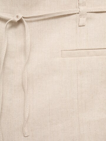 MANGO Regular Broek 'Rio' in Beige
