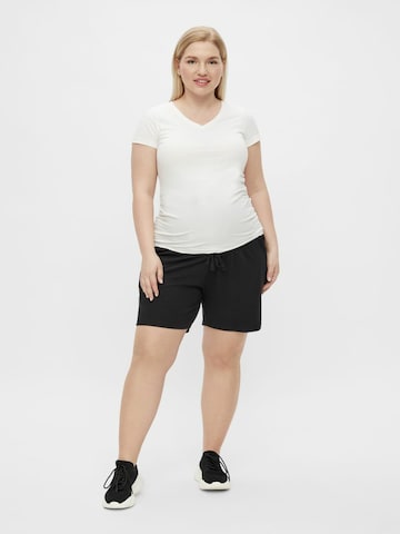 Mamalicious Curve Regular Shorts 'MLLIF' in Schwarz