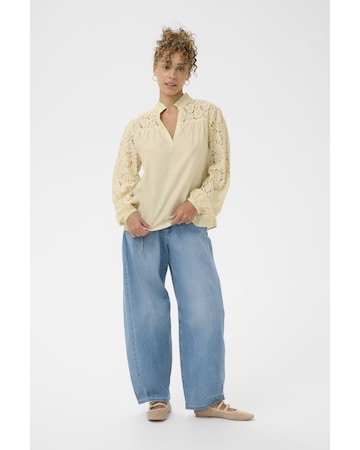 Cream Blouse 'Liselin' in Beige