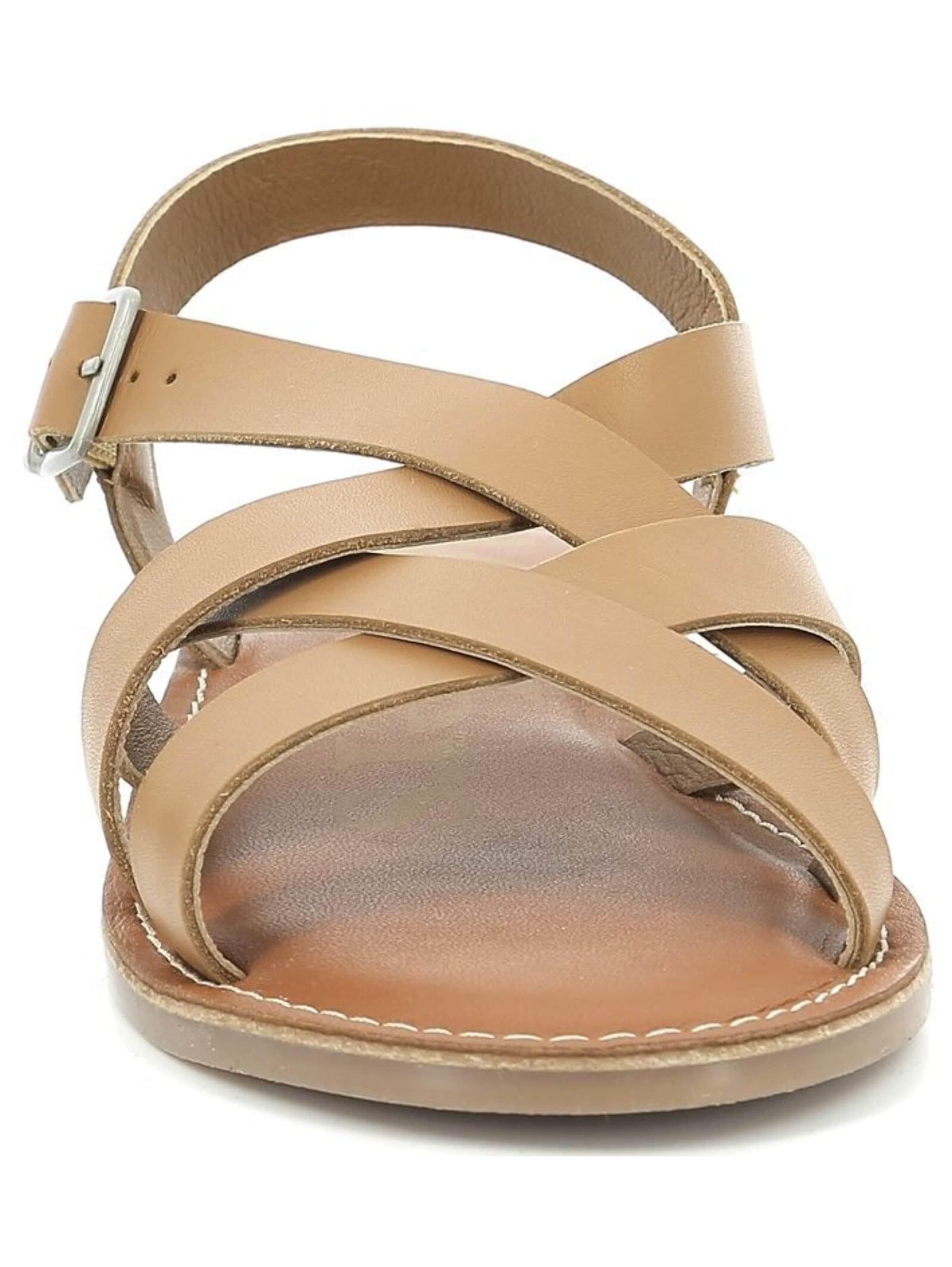 Sandales à lanières Kickers en marron