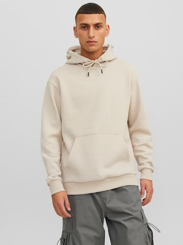 JACK & JONES Sweatshirt 'BRADLEY' i beige: forside