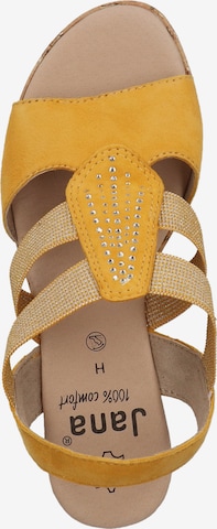 JANA Sandals in Yellow