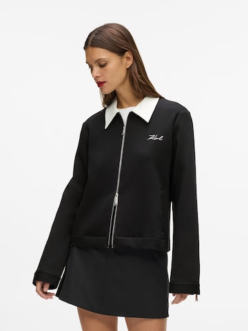 Karl Lagerfeld Tréning dzseki - fekete: elől