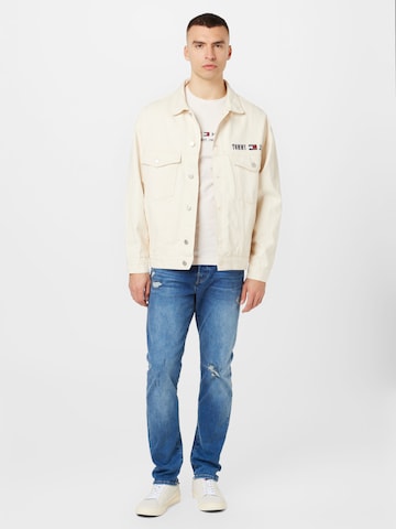 Tommy Jeans Between-season jacket 'Aiden' in Beige