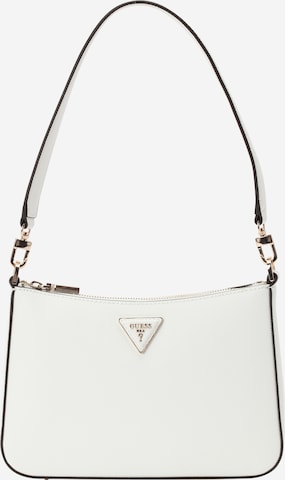 GUESS - Mala de ombro 'Jazlynn' em branco: frente