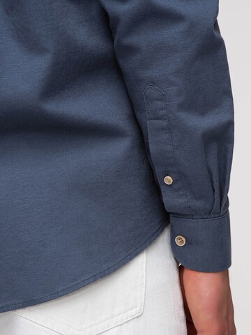 Ombre Comfort fit Button Up Shirt in Blue