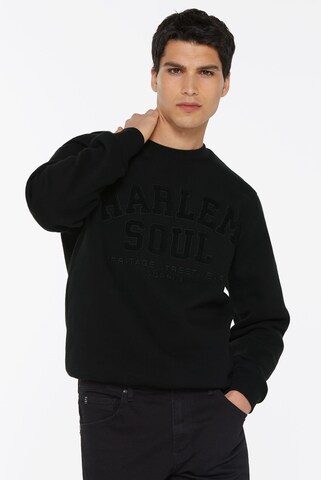 Harlem Soul Sweatshirt 'MA:TT' in Schwarz: Vorderseite