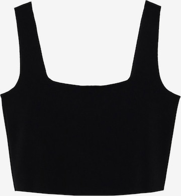 MANGO Top 'MAGGIE' in Black: front