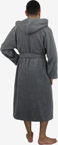 Leonique Long Bathrobe in Grey