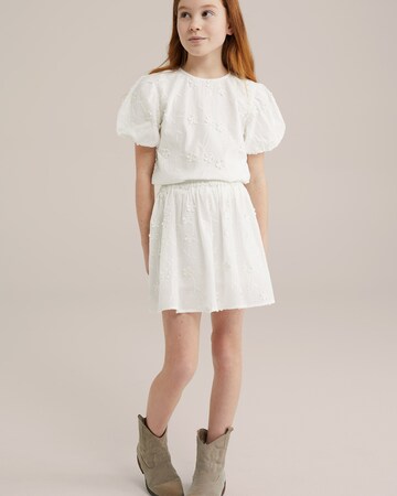 WE Fashion Kjol i vit: framsida