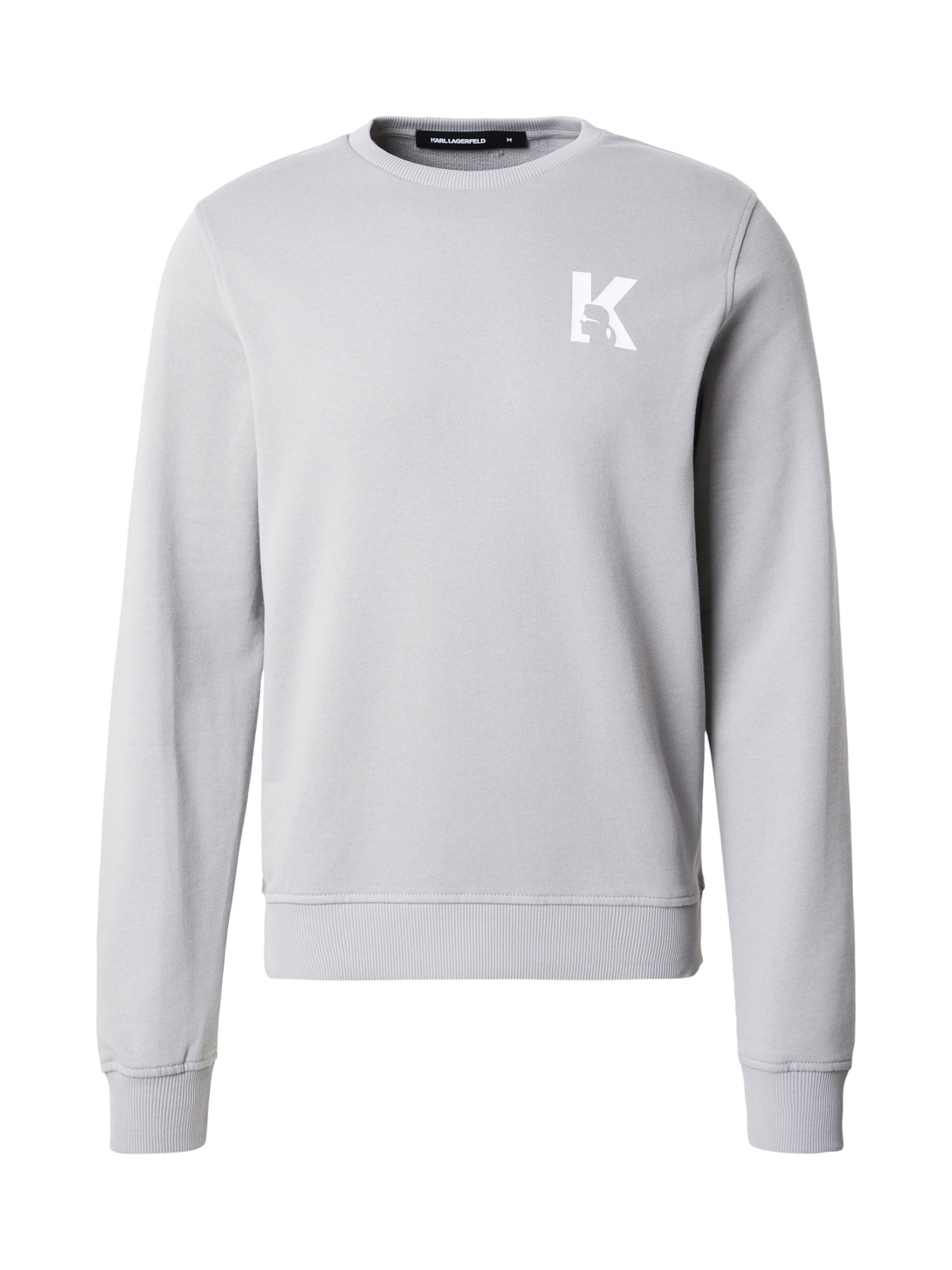 Karl Lagerfeld Sweatshirt in Grey: front
