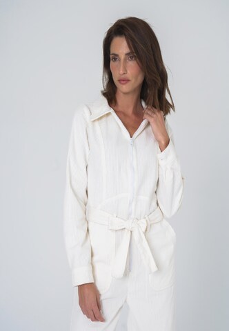 FRESHLIONS Jumpsuit 'Gabriela' in Weiß