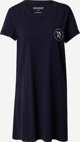 Chemise de nuit SCHIESSER en bleu : devant