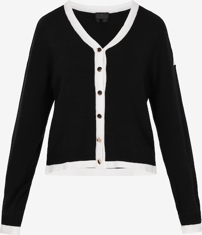 Kardiganas iš DreiMaster Klassik, spalva – juoda / balta, Prekių apžvalga