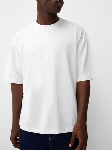 T-Shirt Bershka en blanc