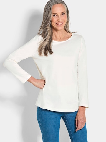 Goldner Shirt in Grün