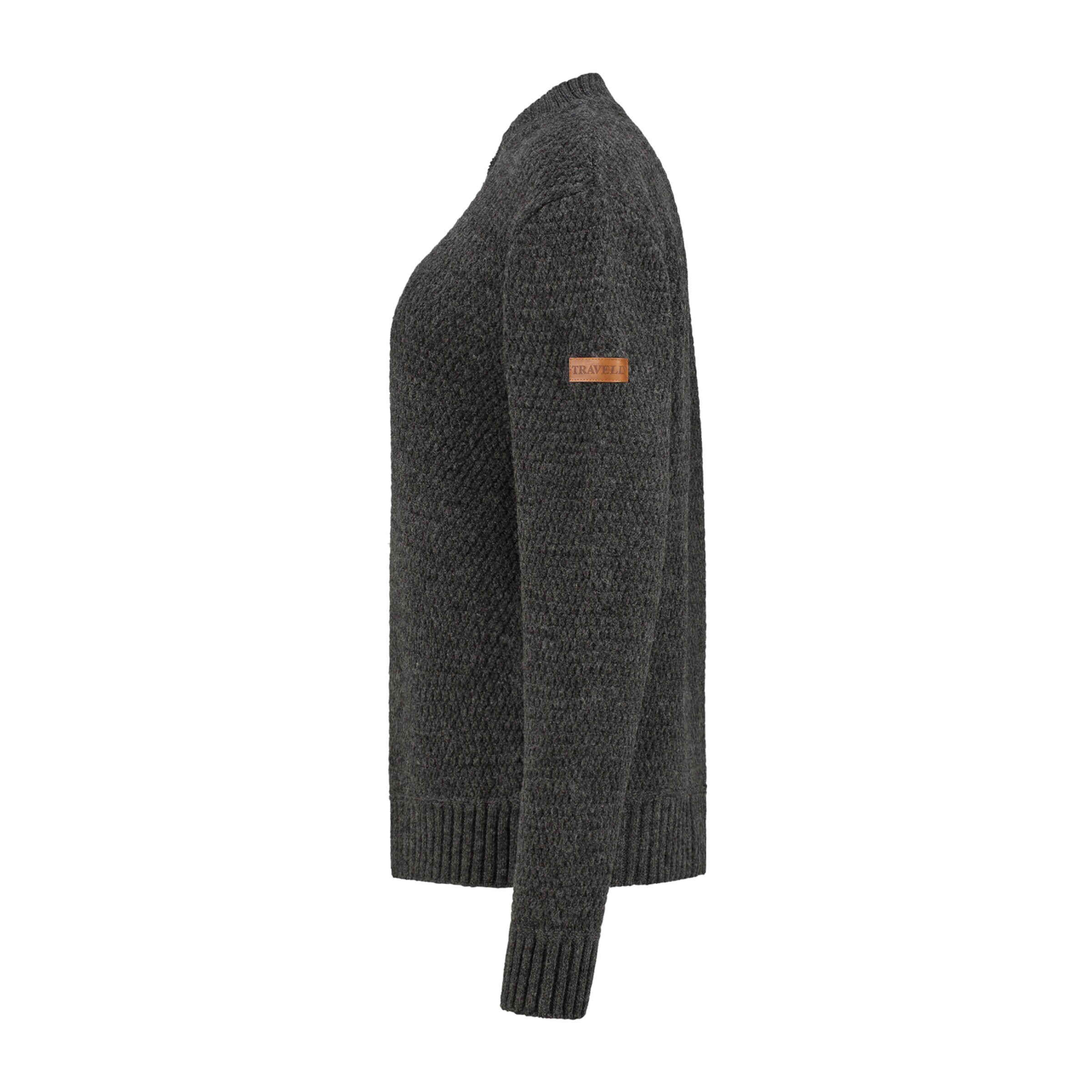 Travelin Knit cardigan ' Raahe ' in Grey