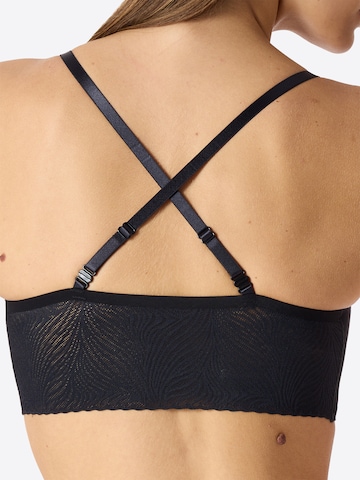 SCHIESSER Bustier BH ' Invisible Soft Lace ' in Zwart