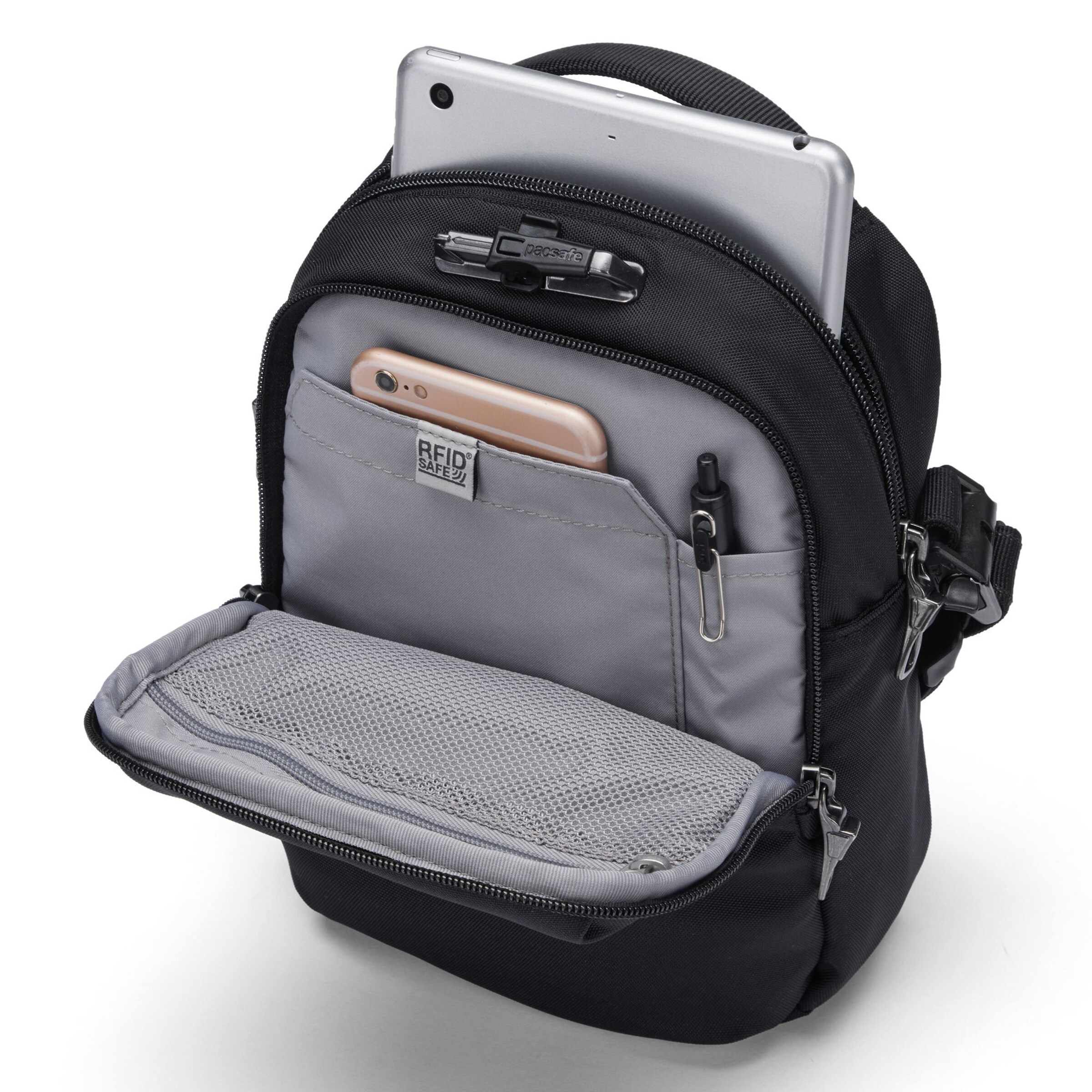 Pacsafe Crossbody Bag in Black