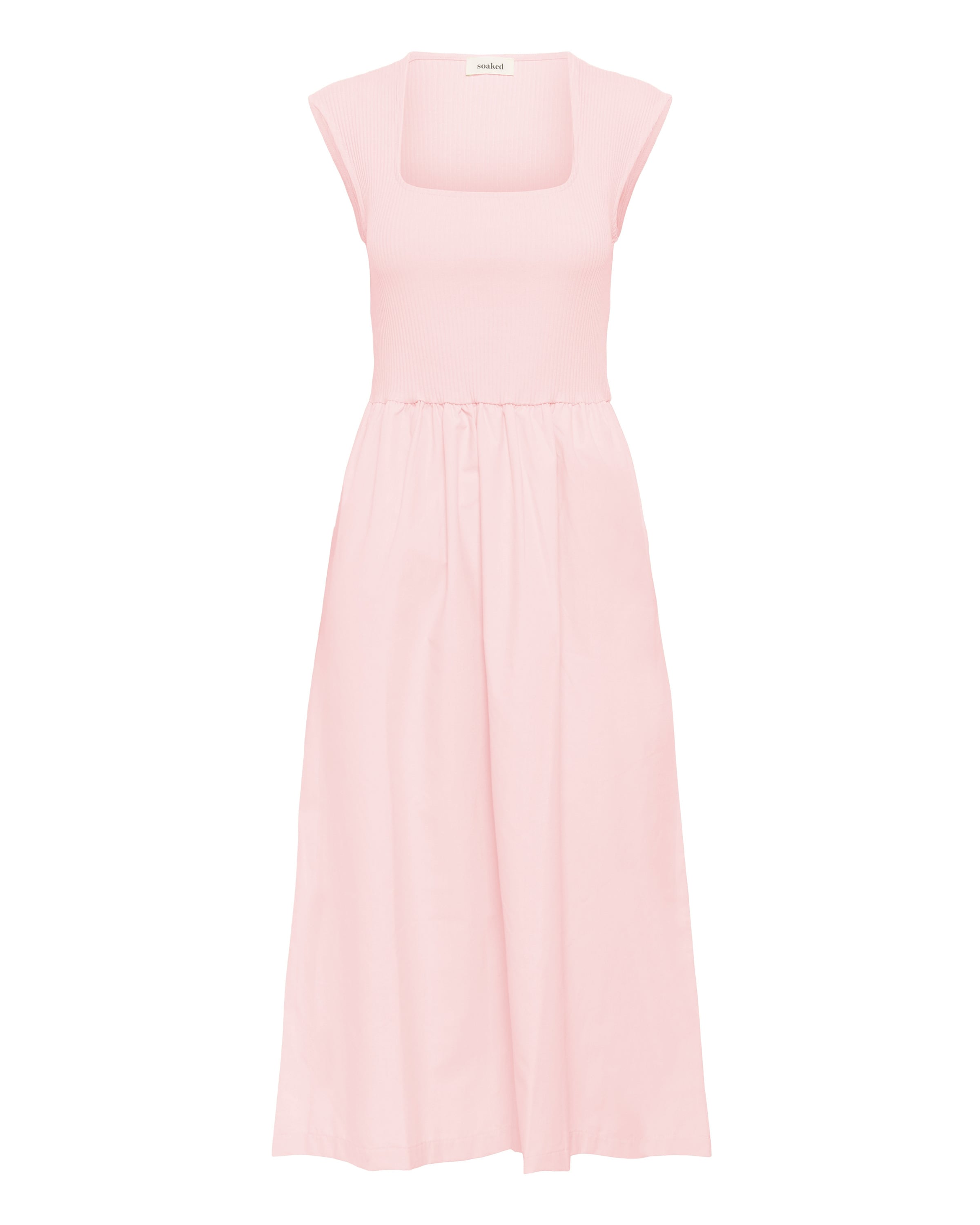 Robe 'Simone Phoebe' SOAKED IN LUXURY en rose : devant