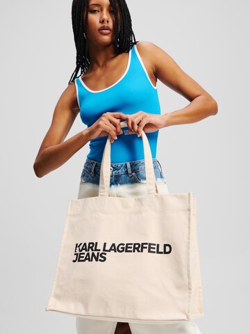 KARL LAGERFELD JEANS Shopper in Beige: front