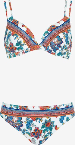 OLYMPIA Kolmio Bikini värissä valkoinen: etupuoli