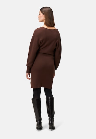 zero Knit dress in Brown