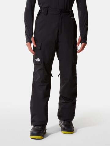 THE NORTH FACE - regular Pantalón de montaña en negro: frente